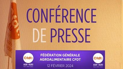 Conférence de presse AGRI-AGRO