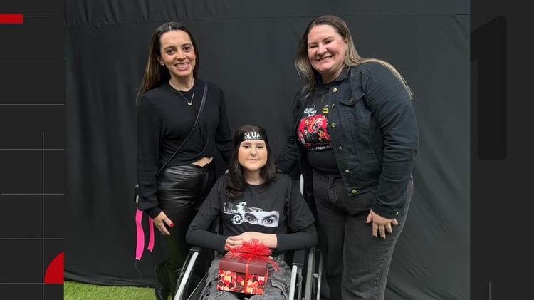 Fã com leucemia visita Luan Santana no camarim antes de show no RS: 'Me ajudou nos momentos difíceis'