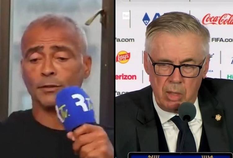"Se fossi il presidente strapperei il contratto e vaff....", bufera su Ancelotti. L'invettiva di Romario dopo il flop