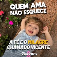 A FÉ E O MILAGRE CHAMADO VICENTE | QUEM AMA NÃO ESQUECE 12/10/2026