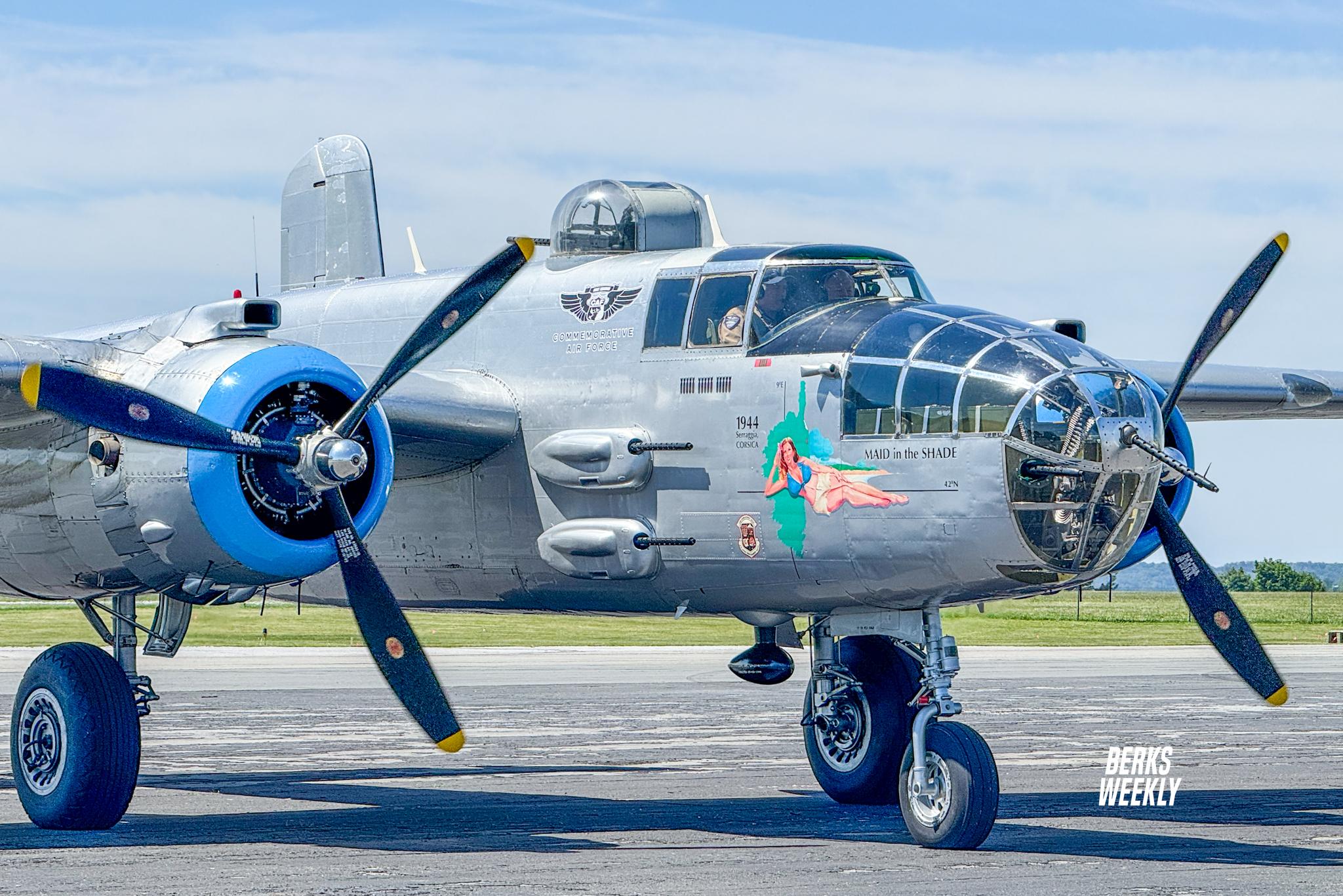 Historic World War II bombers arrive in Reading ahead of WWII Weekend