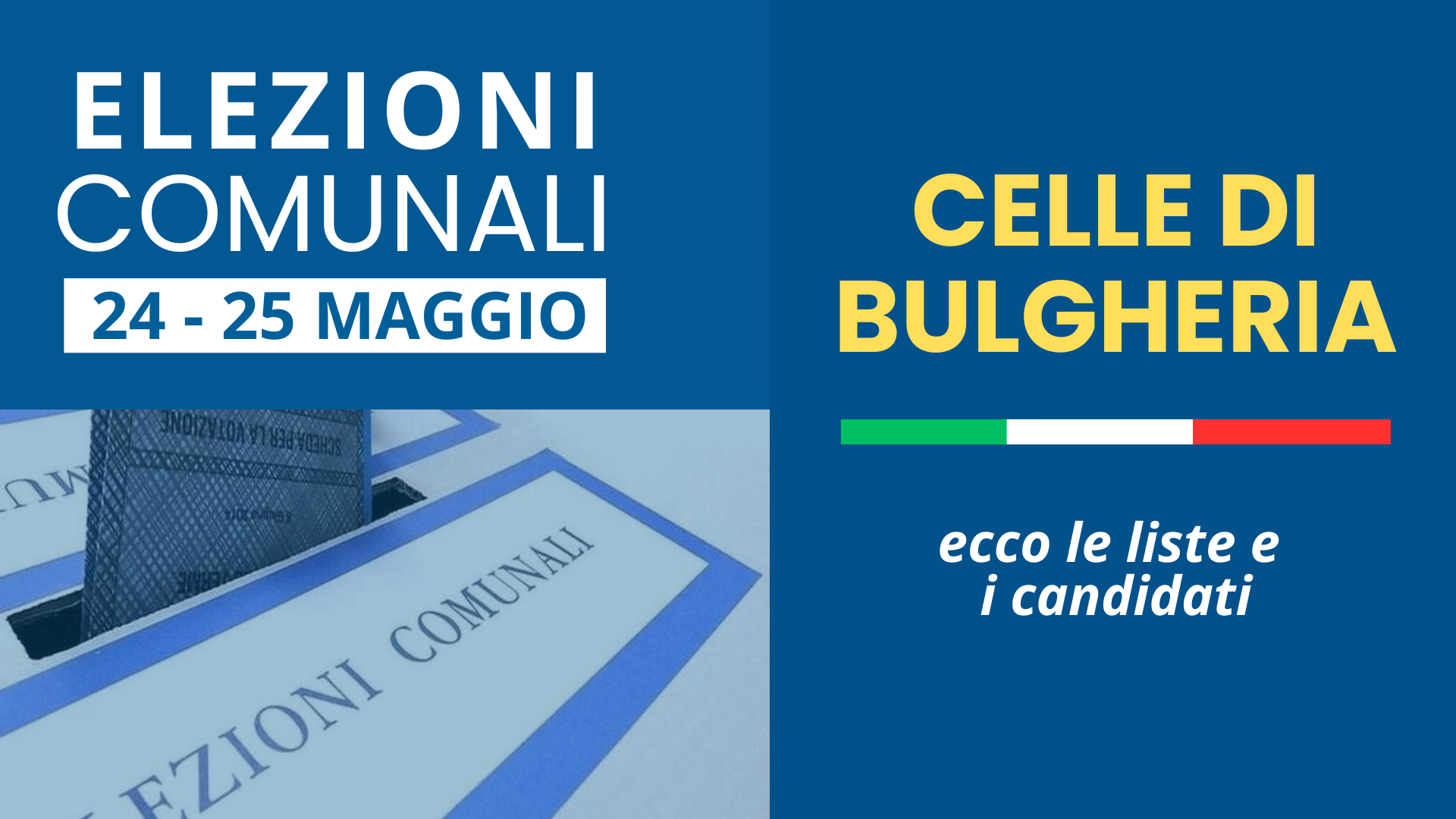 Elezioni a Celle di Bulgheria 2026: ecco liste e candidati