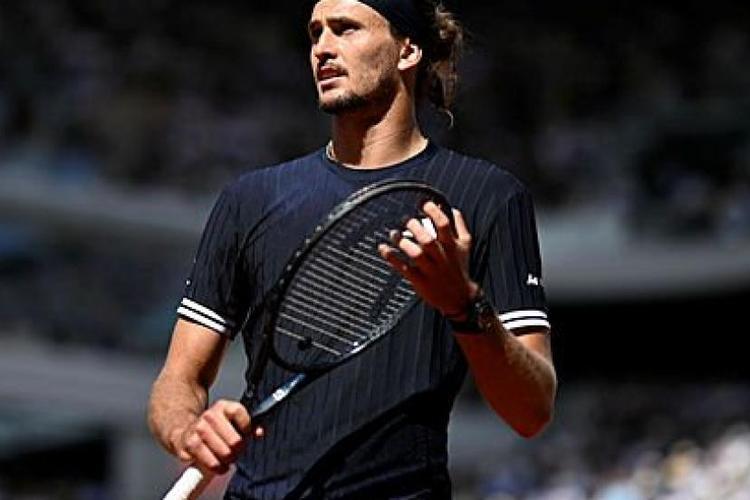 Alexander Zverev, dimanche en finale de Roland-Garros (S.&nbsp;Mantey/L'Equipe)