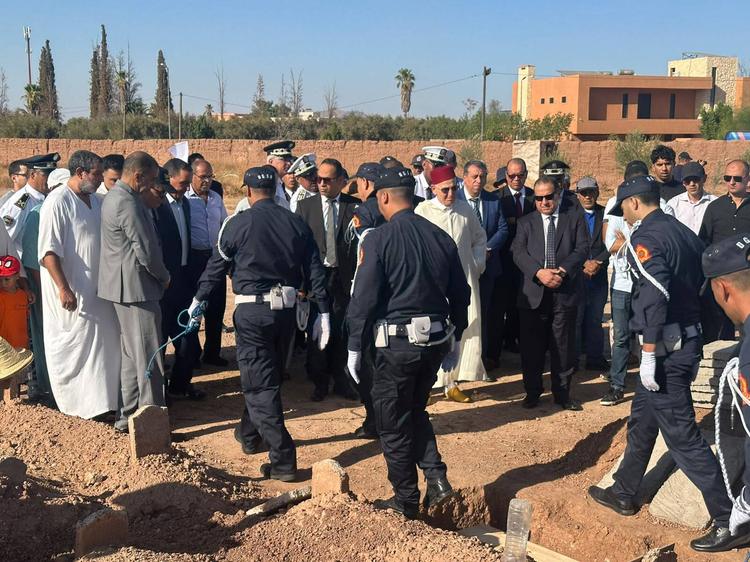 بالصور.. انطلاق مراسيم تشييع والي أمن مراكش السابق الحايل الزيتوني وسط أجواء مهيبة