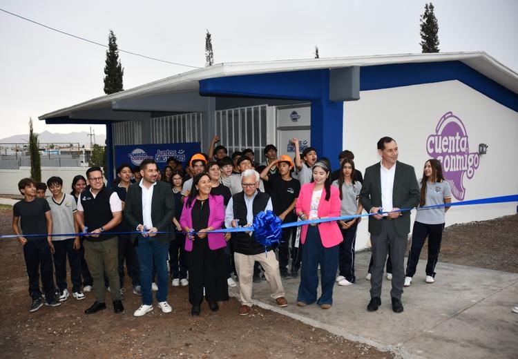 Inaugura Estado biblioteca en la Secundaria Federal No. 11 con inversión de más de 2 mdp
