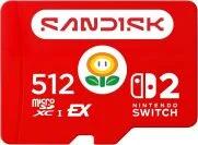 SanDisk 512GB microSD Express Card for Nintendo Switch 2