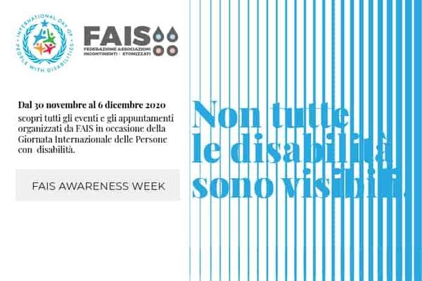 FAIS Awareness Week: non tutte le disabilità sono visibili