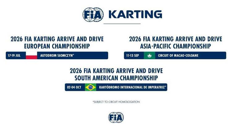 KARTING › El FIA Karting Arrive and Drive 2026 se simplifica a una ronda