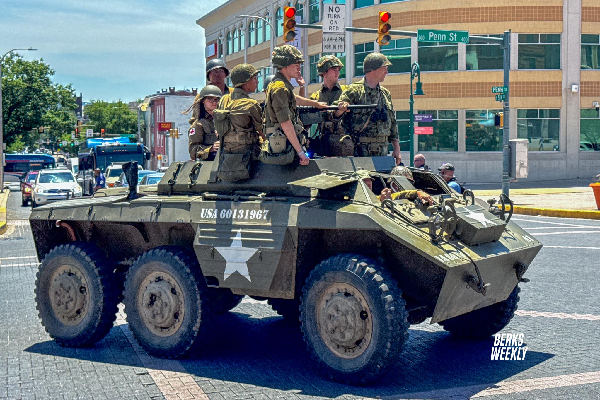 World War II Mid-Day Parade kicks off WWII Weekend in Downtown Reading