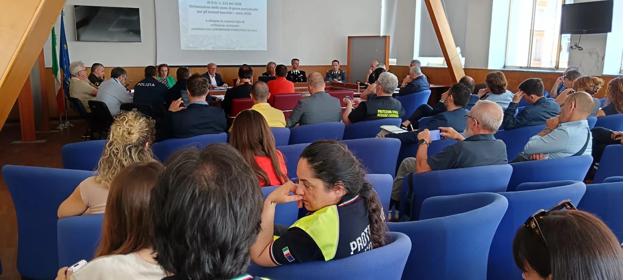Incendi boschivi in provincia di Salerno, scatta il piano di prevenzione per l’estate 2026