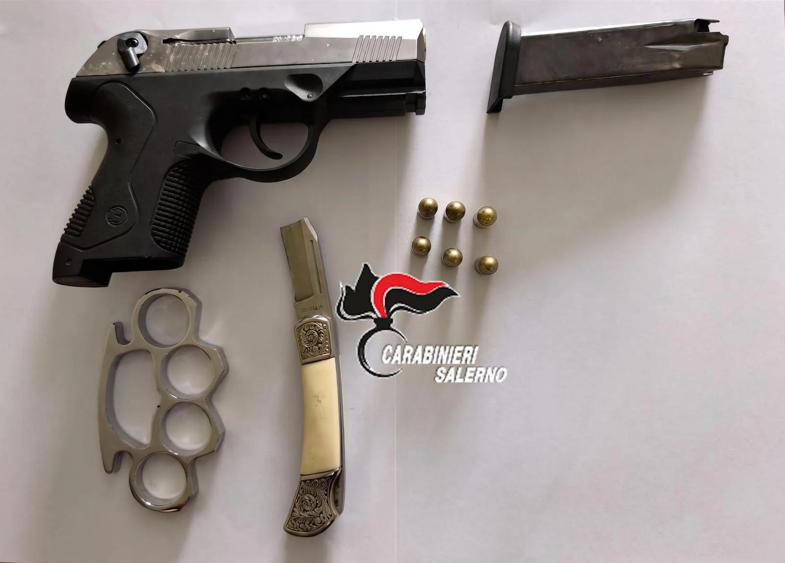 Bellizzi, operazione dei carabinieri: sequestrata arma clandestina e munizioni