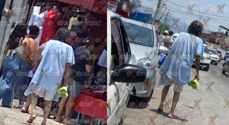Hombre sedado escapa descalzo de un hospital en el sur de Morelos