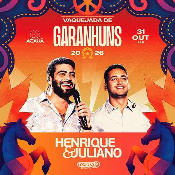 Agenda Henrique e Juliano Outubro 2026