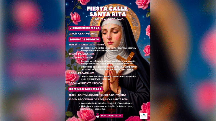 #Aspe: La calle Santa Rita celebra este fin de semana una de sus tradiciones más populares