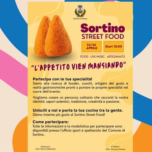 📢 Sortino Street Food 2026: aperte le candidature! Il Comune di Sortino è lieto di annunciare una nuova edizione di Sor...