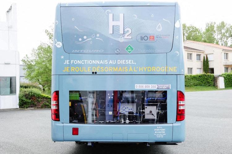 Un bus roulant à l'hydrogène grâce à la Région Occitanie 