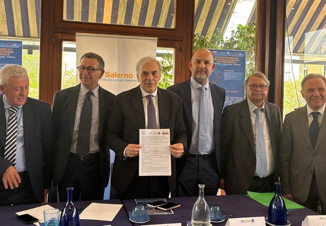 Sanità Pubblica del Mezzogiorno: firmato il protocollo tra ASL Salerno, Brindisi e Matera