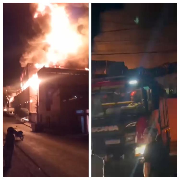 Incêndio atinge galpão de fábrica de eletrodomésticos em MG