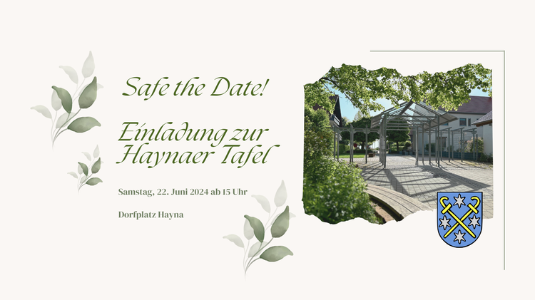 Safe the Date: Haynaer Tafel