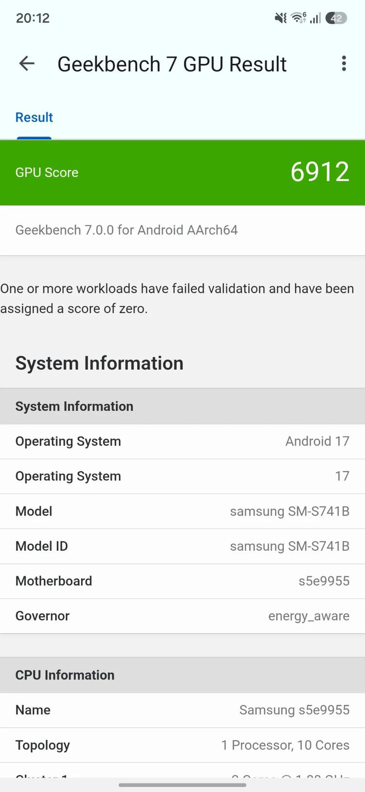 Screenshot 20260916 201218 Geekbench 7