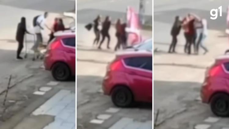 VÍDEO: Mulheres reagem à tentativa de roubo no RS e assaltante acaba preso