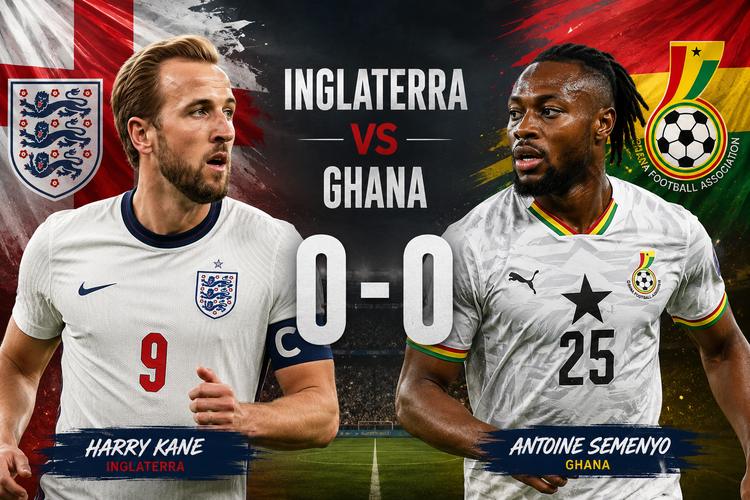 Empate sin goles entre Inglaterra y Ghana en el Mundial 2026: Los Tres Leones dominan pero no rompen el cerrojo de los Black Stars