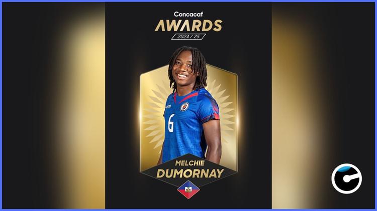 Melchie Dumornay parmi les nominés pour les prix Concacaf 2024/25