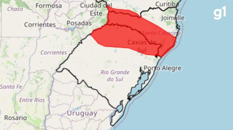 Dois dias após estragos causados por temporal, Inmet emite aviso vermelho de grande perigo para novas chuvas no RS