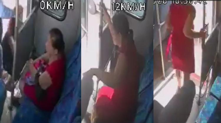 Video Viral Impactante: Mujer usa los asientos traseros de una Ruta 1 en Cuernavaca como baño improvisado