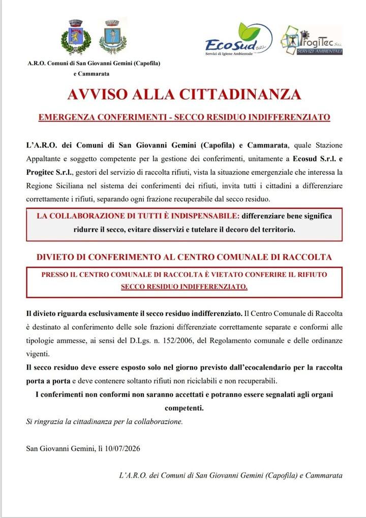 AVVISO 📣