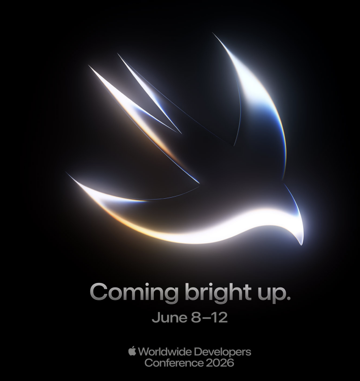 Apple invite in the form of a dove logo that says 
