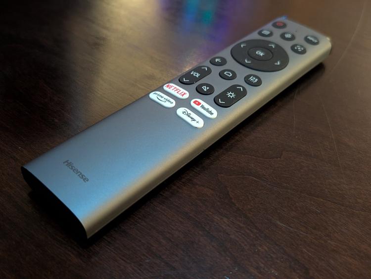 the remote control for the Hisense M2 Pro projector