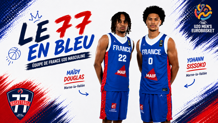 Maïdy Douglas et Yohann Sissoko à l’Euro U20M