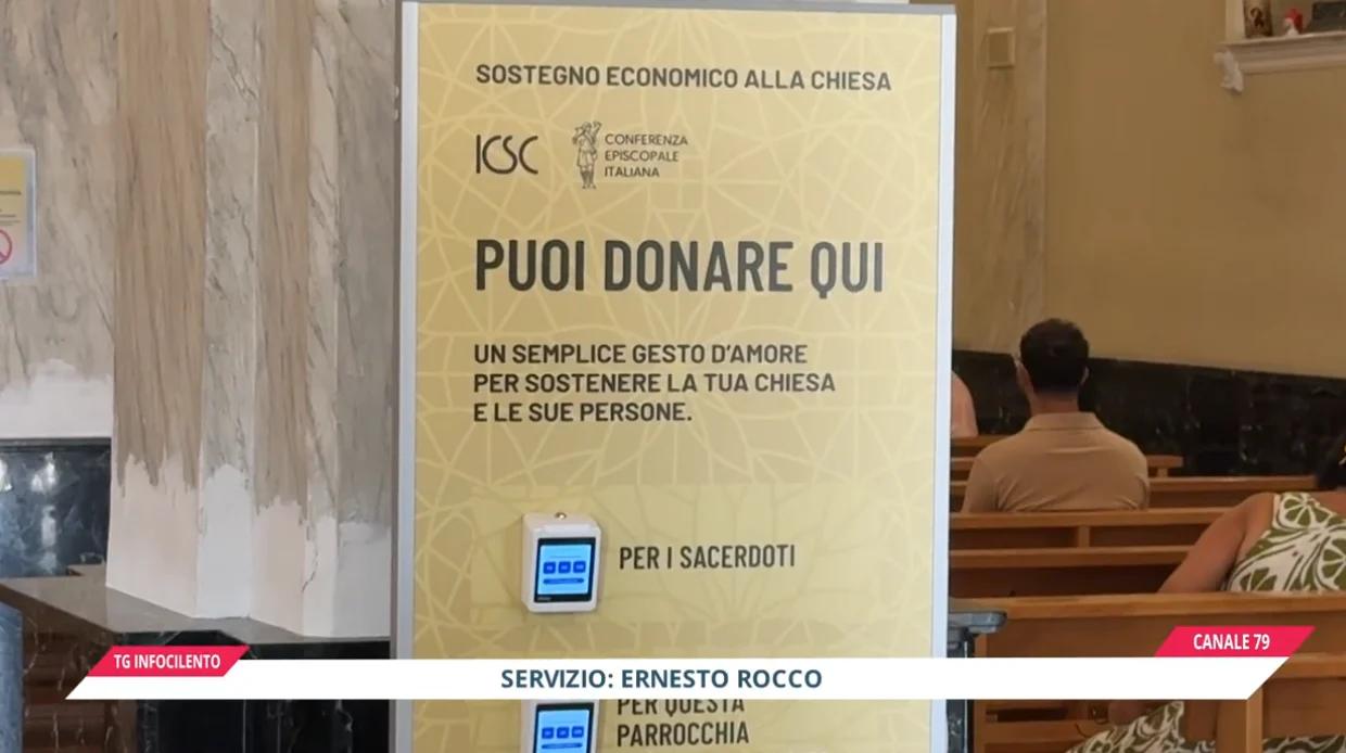 Offerte in chiesa con il POS: a Vallo e Agropoli attivi i totem digitali