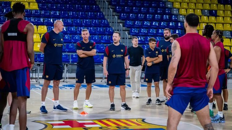 Sekulic ya dirigió su primer entrenamiento en el Palau