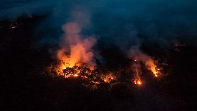 Incêndio de grandes proporções atinge terra indígena Mura e completa mais de 40 dias no AM