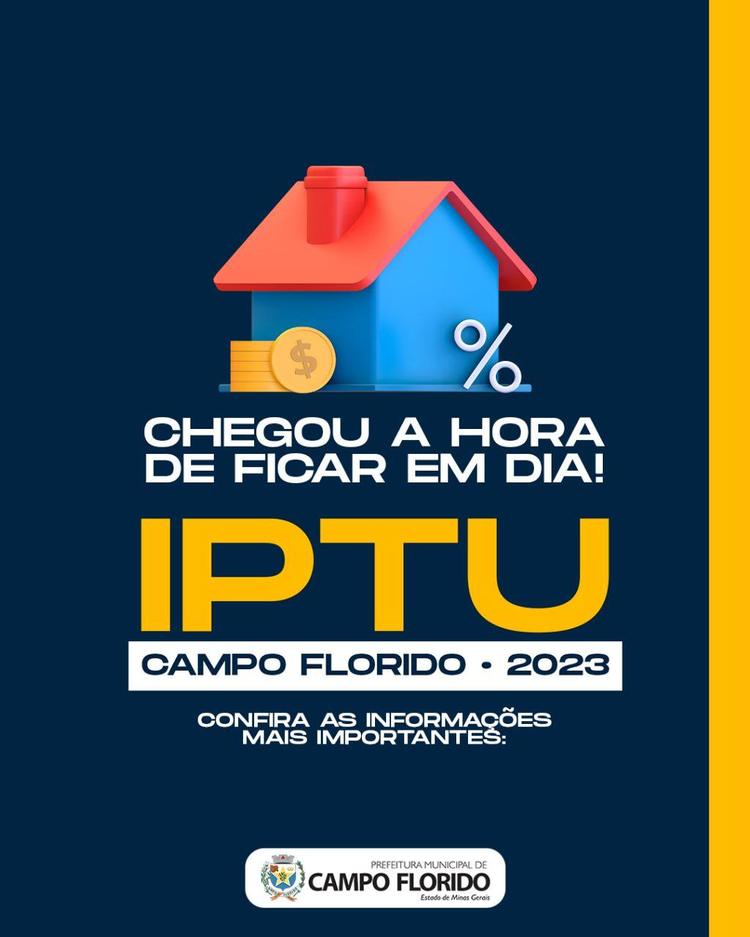 CHEGOU A HORA DE FICAR EM DIA COM O IPTU 2023