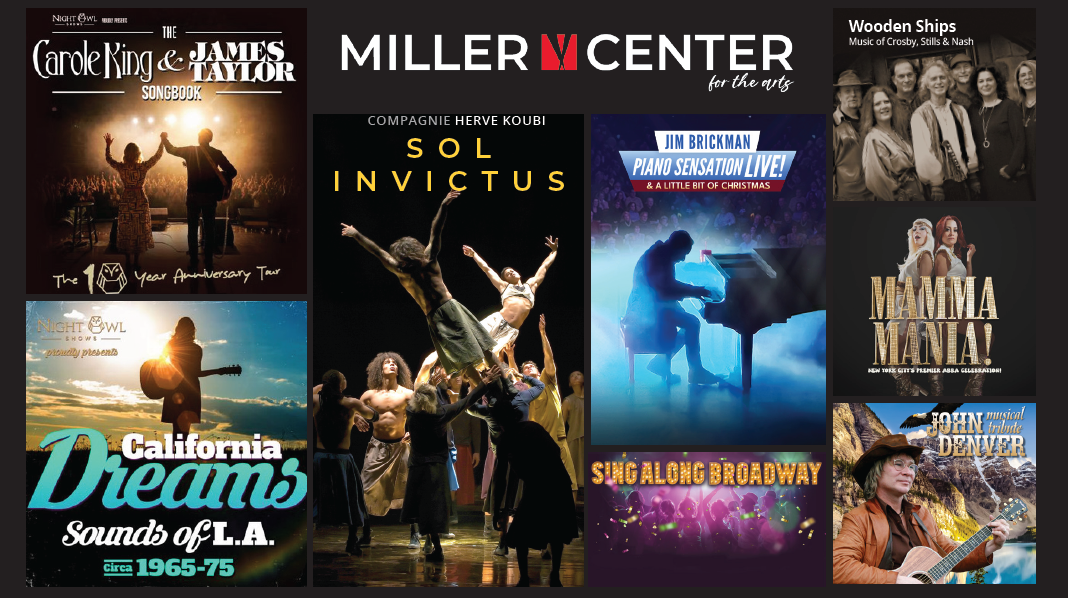Miller Center for the Arts announces 2026-27 season of music, comedy and family entertainment
