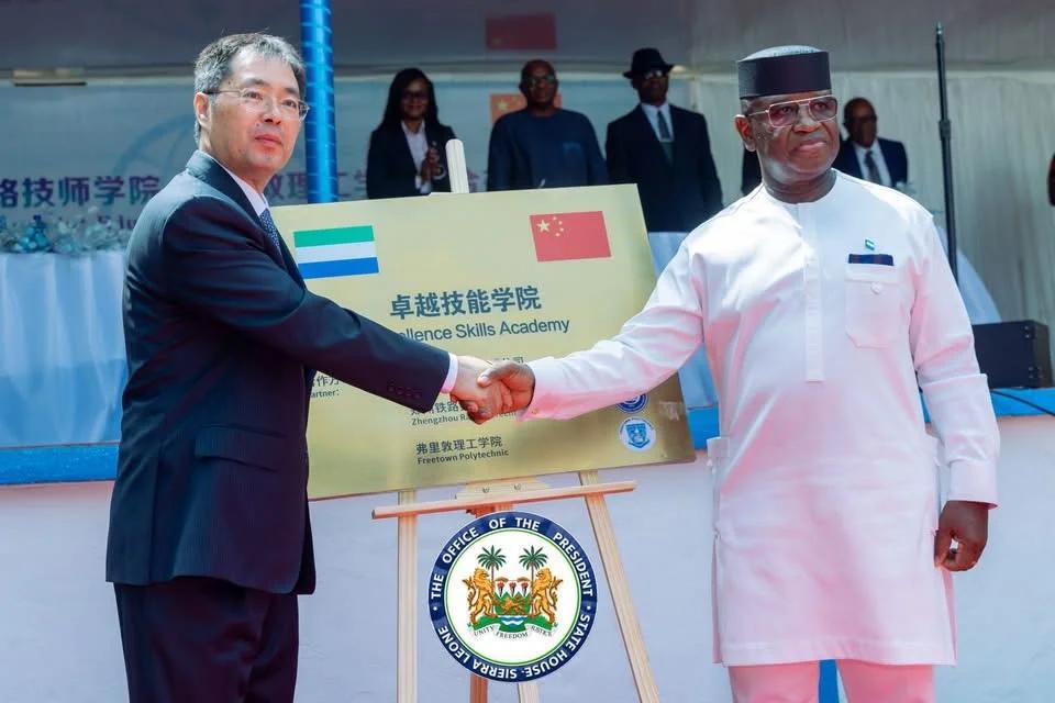 PRESIDENT BIO UNVEILS CHINA-SIERRA LEONE SKILLS PARTNERSHIP AT FREETOWN POLYTECHNIC