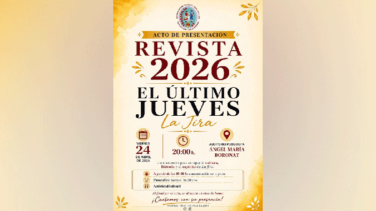 Aspe: La Jira presenta su revista 2026 este viernes