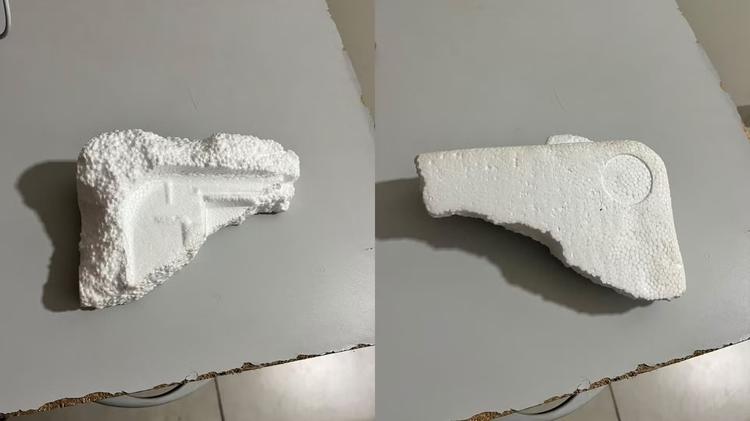 Homem é preso usando 'arma' de isopor para tentar roubar carro em posto de combustíveis em MG