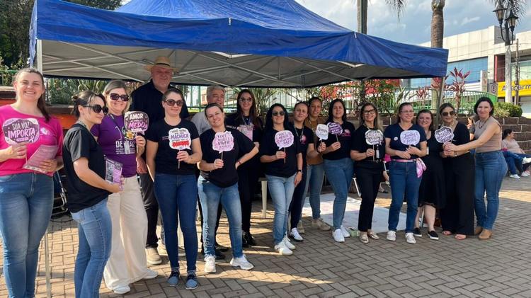 Mateada marca mobilização pelo Agosto Lilás em Panambi