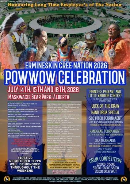 Ermineskin Cree Nation Pow Wow Celebration 2026