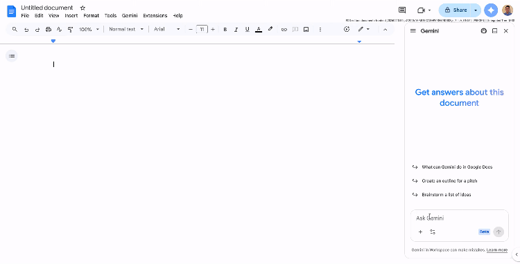 Set custom instructions for Gemini in Google Docs 6926 1