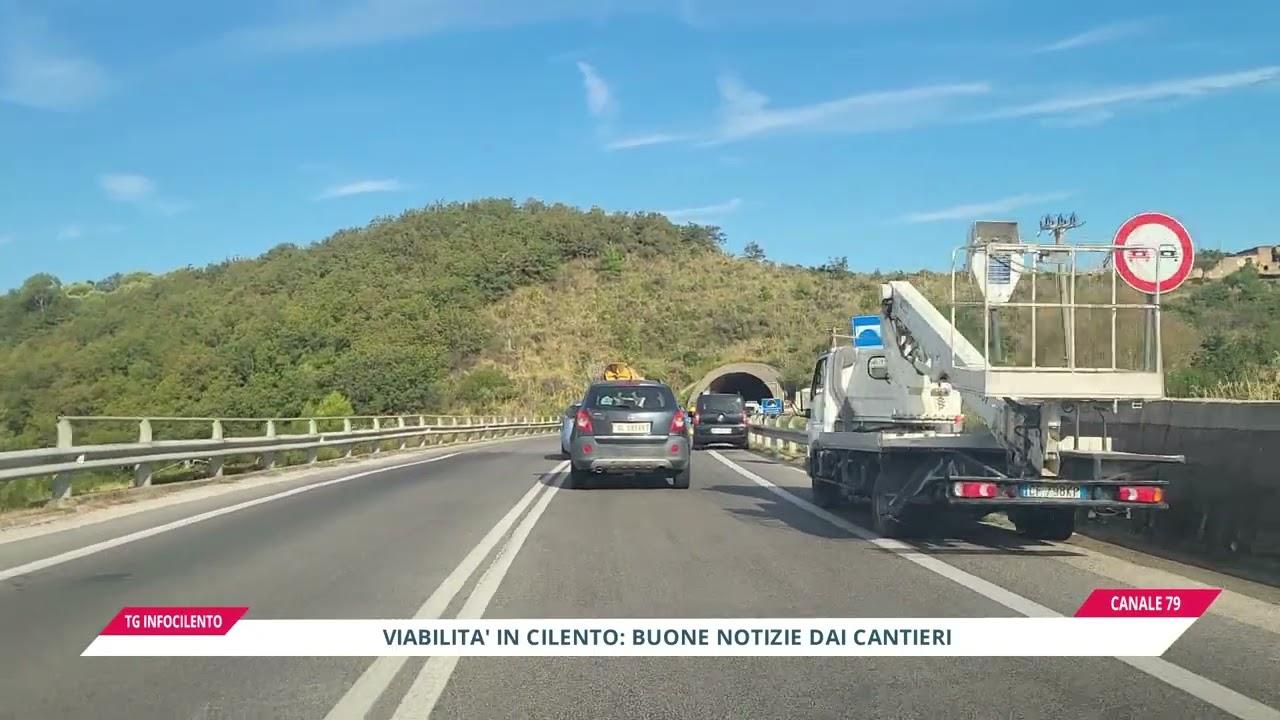 Viabilità nel Cilento, rimosso il restringimento a Prignano: novità per i cantieri della Cilentana e della Bussentina
