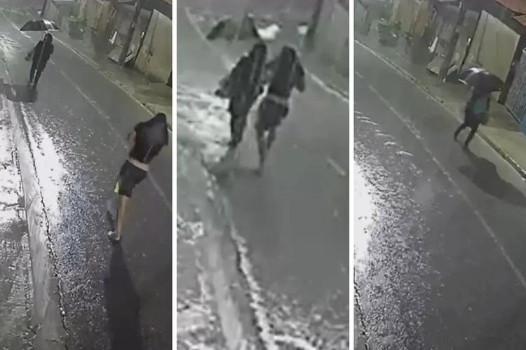 Vídeo mostra idosa sendo agarrada e arrastada por homem a caminho do trabalho em Campinas