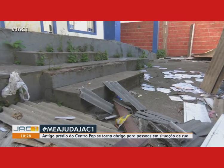 Mais de um ano após mudança, prédio que sediava Centro POP segue sem uso em Rio Branco