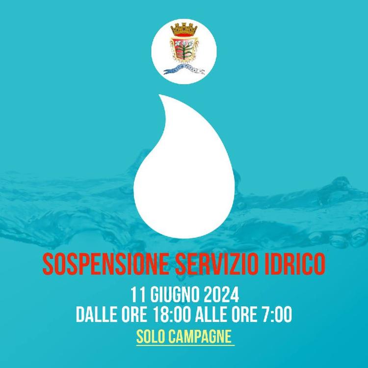 🔴 COMUNICAZIONE IMPORTANTE🔴 CHIUSURA SERVIZIO IDRICO Si avvisa la cittadinanza, che a causa della diminuzione del live...