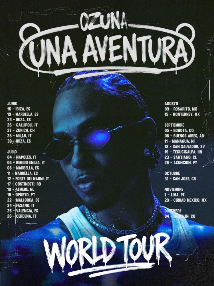 Ozuna announces Una Aventura World Tour 2026