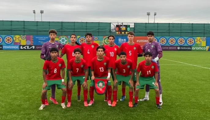 المنتخب المغربي ينهي مشاركته في المركز 13 عالميا في مونديال أقل من 15 سنة